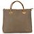 Gucci Borsa tote Micro GG Supreme in PVC beige e oro 002 4868 39 Auth 151511 D'oro - vista 13