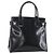 Borsa a mano GUCCI in pelle verniciata nera e oro Auth 151615 Nero D'oro