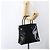 Borsa a mano GUCCI in pelle verniciata nera e oro Auth 151615 Nero D'oro - vista 22