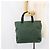 PRADA Borsa a mano in nylon verde argento Auth 151462 - vista 25