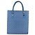 GOYARD Herringbone COMOR GM Tote Bag aus PVC-Canvas Blau Silber authentisch mr1635 - Ansicht 13