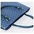 GOYARD Herringbone COMOR GM Tote Bag aus PVC-Canvas Blau Silber authentisch mr1635 - Ansicht 6