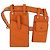 Cintura Multi Accessorio FENDI in pelle arancione e oro Auth 154935M D'oro - vista 13