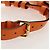 Cintura Multi Accessorio FENDI in pelle arancione e oro Auth 154935M D'oro - vista 4
