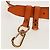 Cintura Multi Accessorio FENDI in pelle arancione e oro Auth 154935M D'oro - vista 5