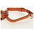 Cintura Multi Accessorio FENDI in pelle arancione e oro Auth 154935M D'oro - vista 6