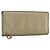 GUCCI GG billetera larga de PVC dorado 224262 Auth bs31465