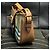 Borsa a spalla Burberry Check in tela beige e marrone chiaro - vista 6