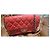Borsa Chanel in pelle verniciata corallo - vista 2