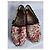 Gucci Espadrilles Blumenmuster Rot Beige - Ansicht 13