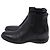 Stivaletti Chelsea Prada in pelle nera Nero - vista 5