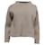 Rippstrickpullover von Acne Studios aus Ecru-Wolle Weiß Roh  - Ansicht 1