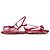 The Row Bare Sandals in Red Leather - view 3