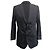 Blazer e pantaloni a un bottone Dolce & Gabbana Martini in lana nera Nero