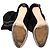 Bottes montantes Jimmy Choo Marie 100 en daim noir - vue 6