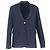 Blazer a un bottone in lana blu navy Loro Piana