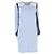 Abito Mini Cape Sospiro Max Mara in Triacetato Blu Chiaro