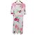 Autre Marque LEONARD Blumendruckkleid Pink