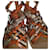 Céline Celine Python Leather Flat Sandals Brown  - view 11