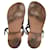 Céline Celine Python Leather Flat Sandals Brown  - view 12