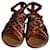 Céline Celine Python Leather Flat Sandals Brown  - view 2