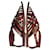 Céline Celine Python Leather Flat Sandals Brown  - view 4