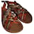 Céline Celine Python Leather Flat Sandals Brown  - view 6