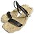 Autre Marque Sandali in pelle Nappa CHARLES & KEITH Nero Beige