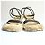 Autre Marque Sandali in pelle Nappa CHARLES & KEITH Nero Beige - vista 2