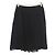 Falda acampanada de seda Burberry London Negro