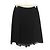 Falda acampanada de seda Burberry London Negro - vista 2