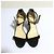 Autre Marque ESTNATION Wildleder-Absatzsandalen Schwarz - Ansicht 3
