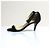 Autre Marque ESTNATION Wildleder-Absatzsandalen Schwarz - Ansicht 4