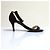 Autre Marque ESTNATION Wildleder-Absatzsandalen Schwarz - Ansicht 5
