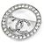 Spilla in cristallo argento Chanel AB7324