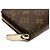 Cartera bi-fold Zippy Louis Vuitton marrón Castaño - vista 7