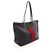 Borsa Tote Trompe L'oeil Cayet di Prada Nero Multicolore - vista 2