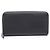 Billetera larga redonda Saffiano Prada Negro
