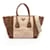 Borsa Prada Canapa+Scamoscia Marrone Beige  - vista 1