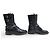 BOTINES VALENTINO ROCKSTUD RANGERS CON TIRAS 36 IT 37 FR BOTAS DE COMBATE Negro - vista 3