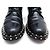 BOTINES VALENTINO ROCKSTUD RANGERS CON TIRAS 36 IT 37 FR BOTAS DE COMBATE Negro - vista 4