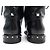 BOTINES VALENTINO ROCKSTUD RANGERS CON TIRAS 36 IT 37 FR BOTAS DE COMBATE Negro - vista 5