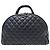 NUOVA BORSA A MANO CHANEL BOWLING AIRLINES WEEKEND IN PELLE QUILTED NERA Nero