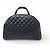 NUOVA BORSA A MANO CHANEL BOWLING AIRLINES WEEKEND IN PELLE QUILTED NERA Nero - vista 2