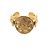 NUOVO BRACCIALE VINTAGE CHANEL MANICOTTO ORO PLACCATO CIRCA 1980 D'oro