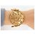 NUOVO BRACCIALE VINTAGE CHANEL MANICOTTO ORO PLACCATO CIRCA 1980 D'oro - vista 11