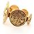 NUOVO BRACCIALE VINTAGE CHANEL MANICOTTO ORO PLACCATO CIRCA 1980 D'oro - vista 3