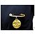 VINTAGE CHANEL BROSCHE PIN MEDAILLE LOGO CC 1994 GOLDMETALL BROSCHE Golden - Ansicht 10