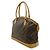 Louis Vuitton Monogram Lockit Horizontale Tasche Braun - Ansicht 2