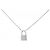 Collana Lockit in argento 925 Louis Vuitton Metallico